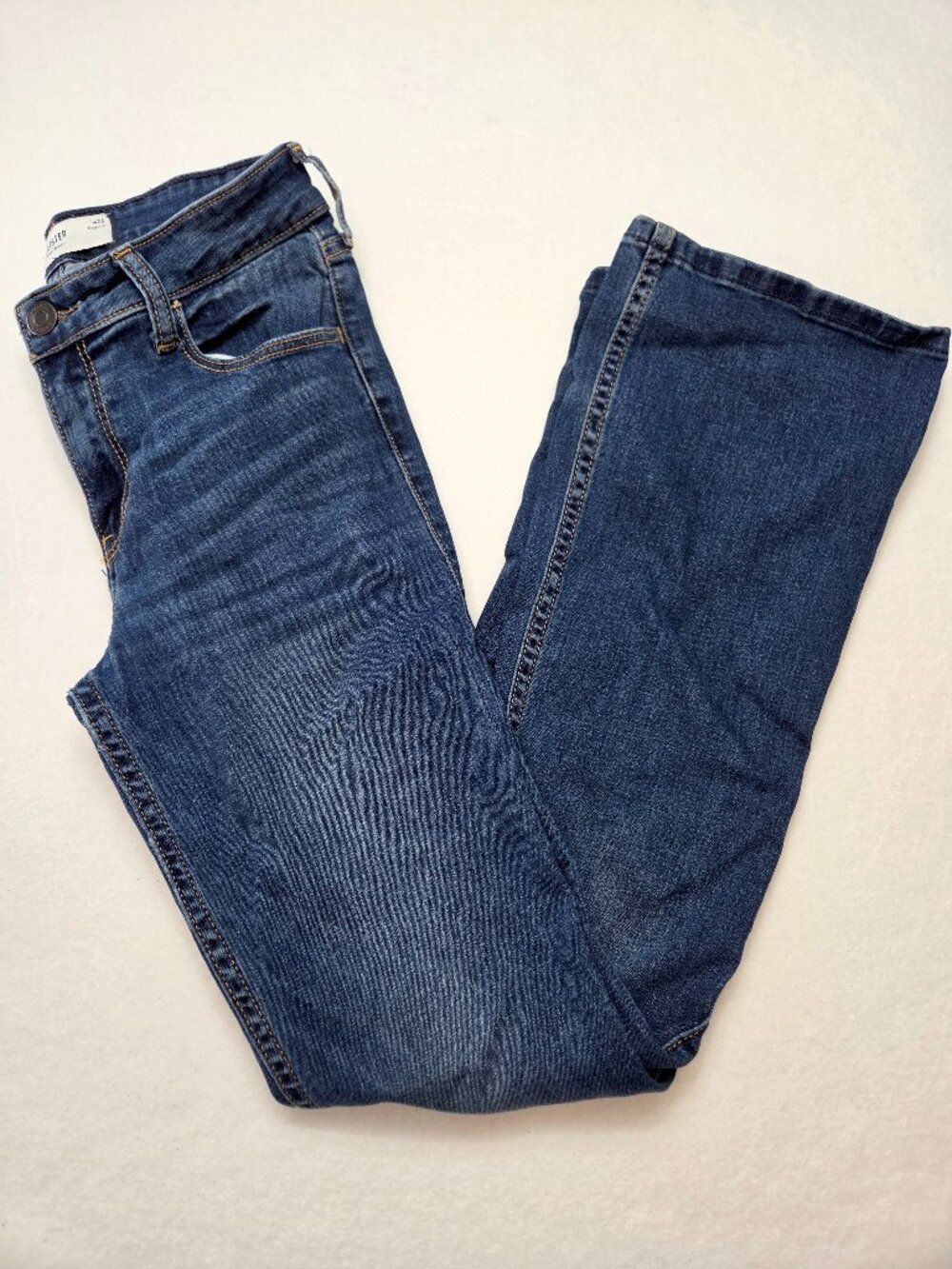 Hollister Mid-Rise Bootcut Medium Wash Jeans Women's 2R W26 Regular